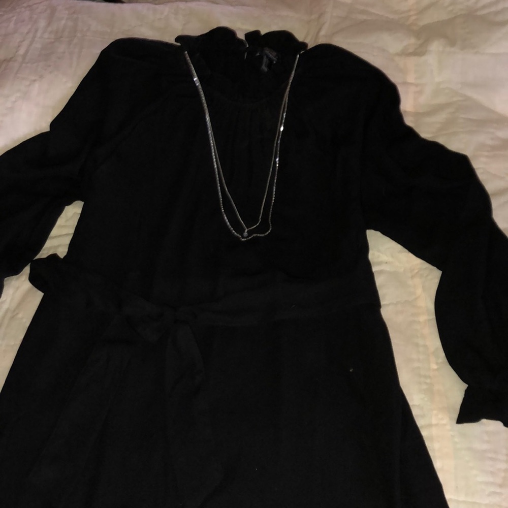 Black mini dress
